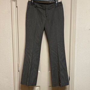 Banana Republic Light Gray Bootcut Gentle Flare Low Rise Dress Pants Sz 4p